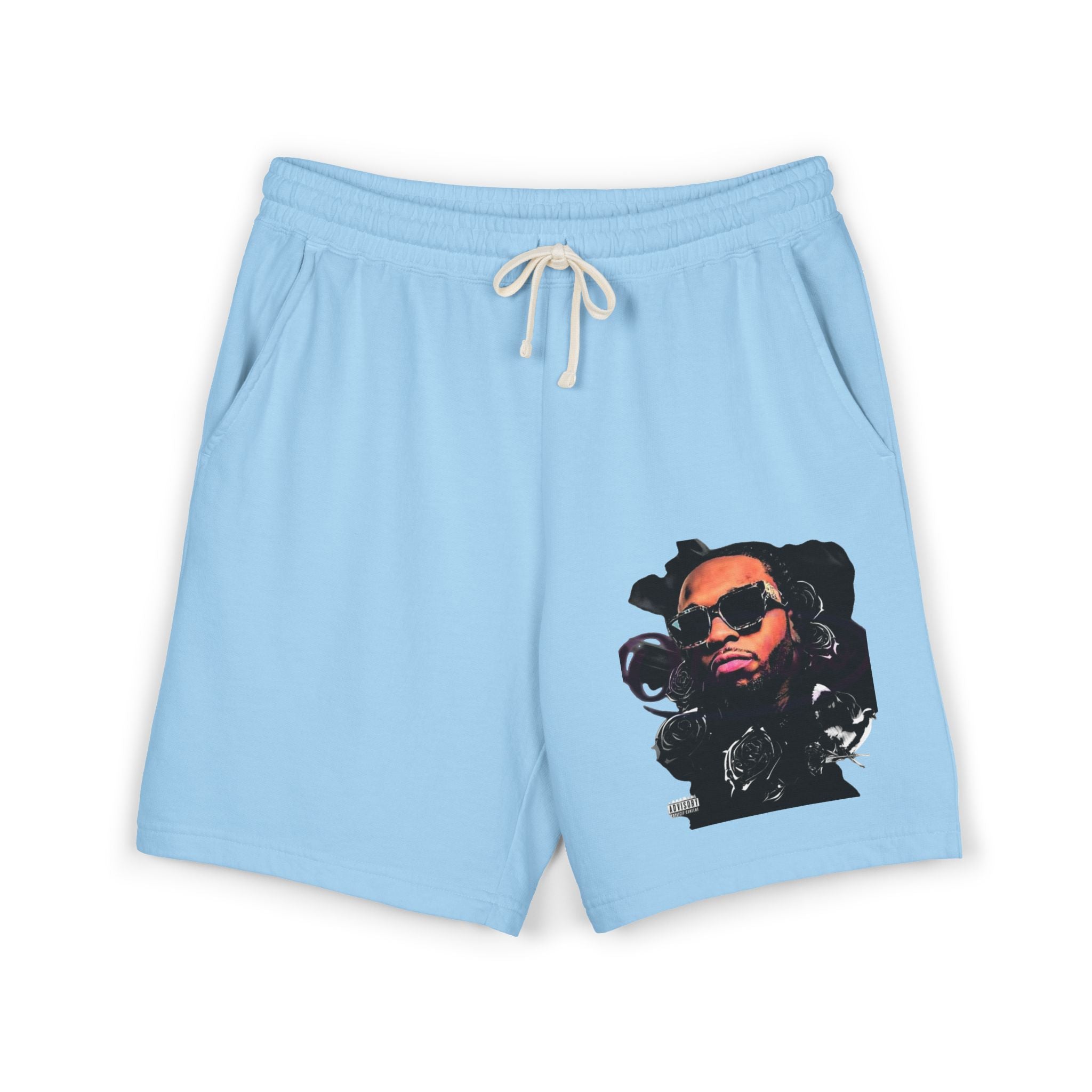 Unisex Garment-Dyed Lightweight Fleece Sweat Shorts