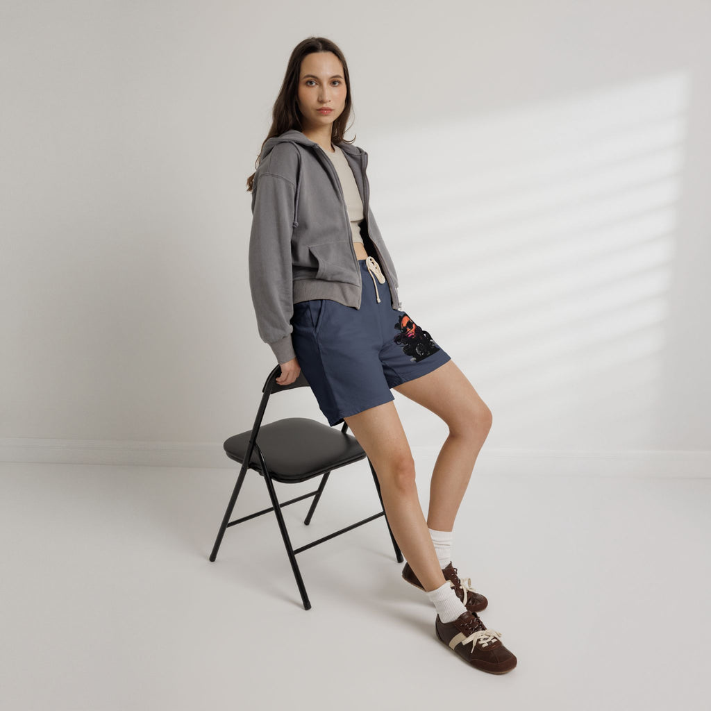 Unisex Garment-Dyed Lightweight Fleece Sweat Shorts