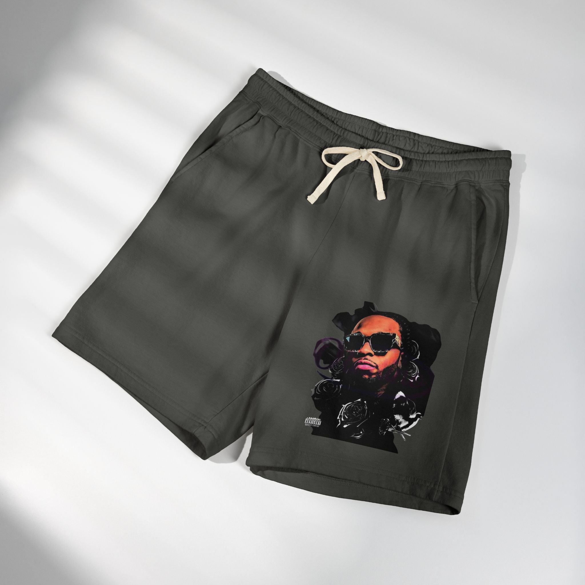 Unisex Garment-Dyed Lightweight Fleece Sweat Shorts