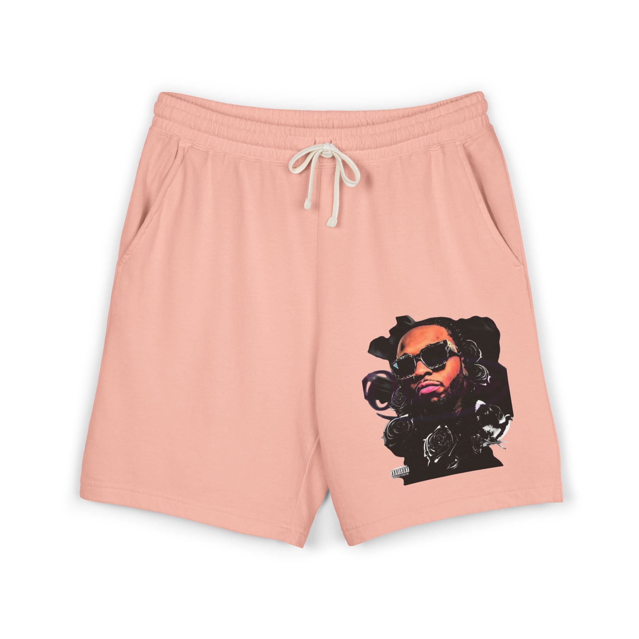 Unisex Garment-Dyed Lightweight Fleece Sweat Shorts