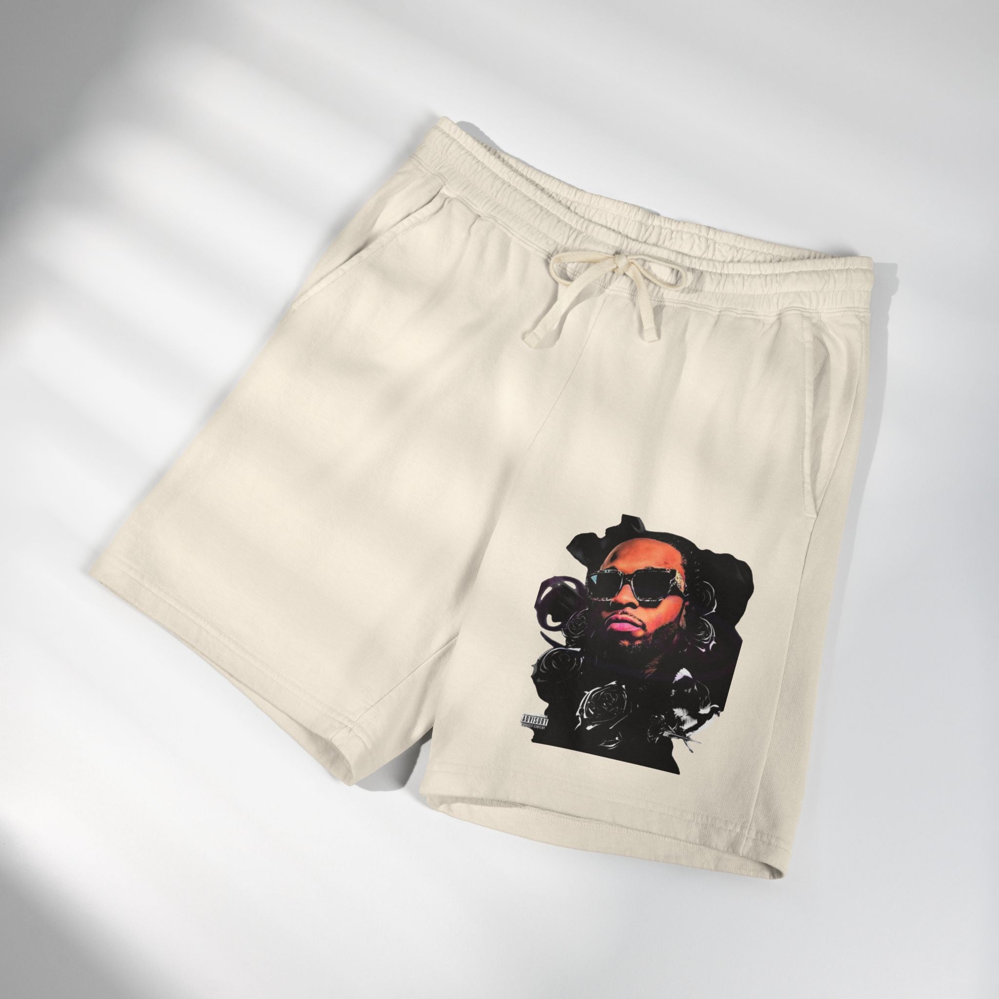Unisex Garment-Dyed Lightweight Fleece Sweat Shorts