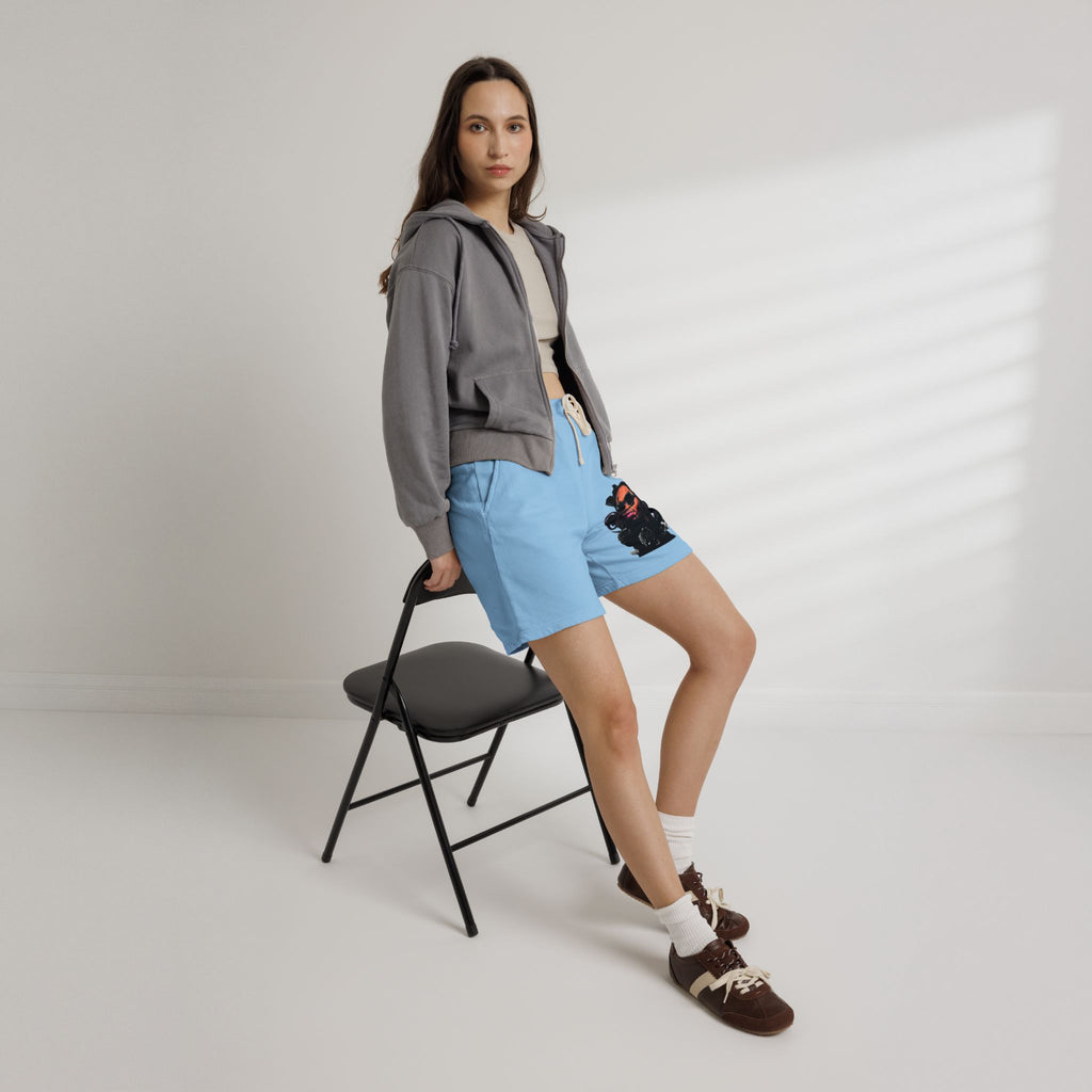 Unisex Garment-Dyed Lightweight Fleece Sweat Shorts